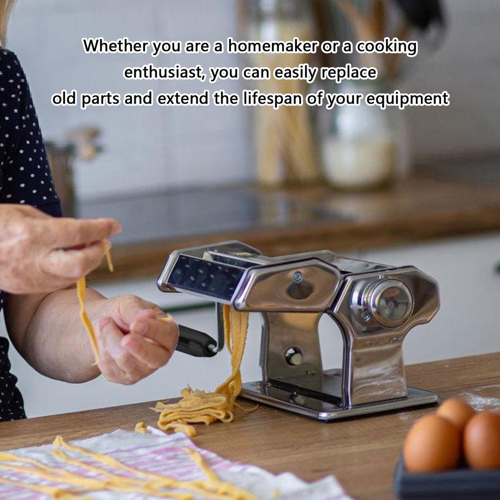 Универсальная ручка-кривошип из нержавеющей стали для ручной паста-машины, замена, конструкция для быстрой установки, эргономичная рукоятка