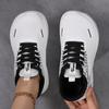 Mens Womens Barefoot Shoes Wide Toe Box Artificial Sneakers Casual Outdoor Lace-Up Walking Shoes