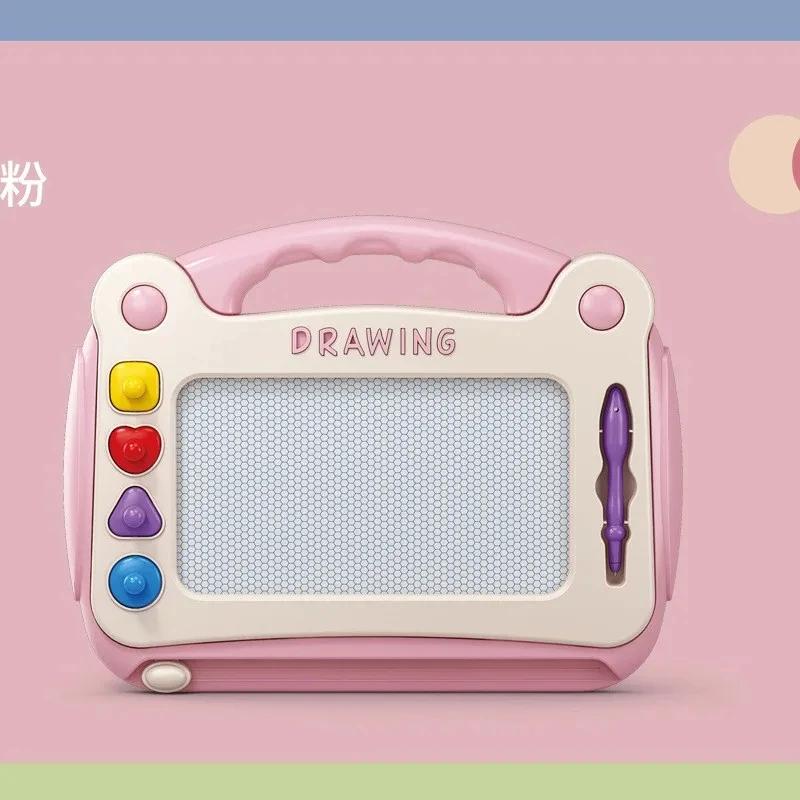 Детская магнитная доска для рисования, детская цветная доска для граффити, игрушки для рисования, семейная интерактивная игрушка для раннего развития