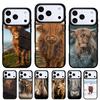 Милый хайлендский бычок мягкий чехол для телефона для iPhone 17 16 15 14 13 Pro Max Задняя крышка для 12 11 Pro Coque