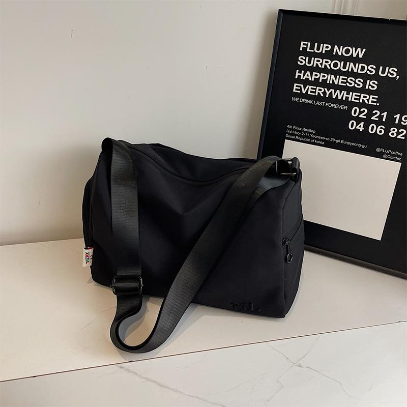 Нейлоновая сумка, простая повседневная и большая вместимость, новая сумка через плечо, легкая сумка через плечо, может быть чемоданом на колесиках