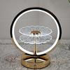 Chinese Style Table Lamp Bedroom Bedside Lamp Simple High-end Ornaments Creative Peony Small Night Light LED Decorative Built-in