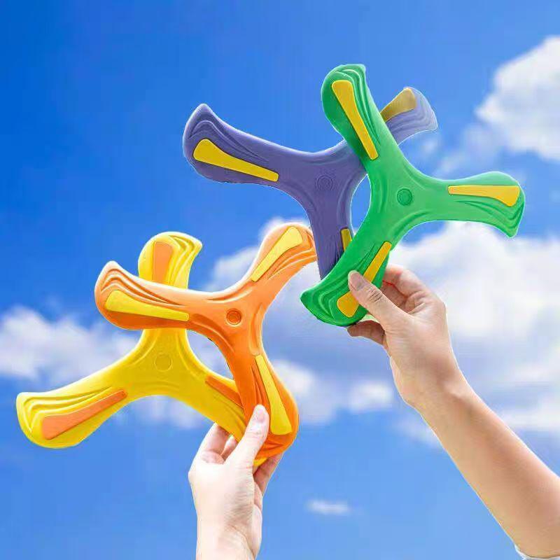 Безопасный мягкий фрисби и бумеранг из ЭВА для подростков и детей для занятий спортом на открытом воздухе