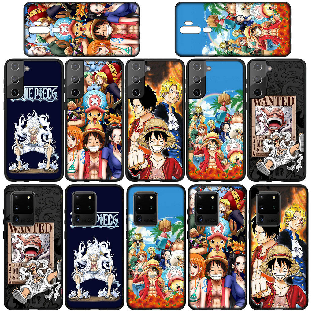 Чехол для телефона для iPhone 17 15 16 Plus Redmi Note 14 12 11 13 Pro Max Huawei P30 P20 Lite Y9 OPPO A60 A40 A80 A18 A16 Постер Луффи Гир 5 One Piece Чехол