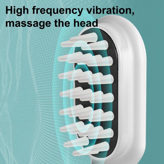 Расческа для роста волос, красно-синяя светотерапия, устройство для роста волос, электрический массажер для кожи головы, для роста волос, лечение алопеции