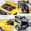 Toyota Land Cruiser LC80 Внедорожник Моделирование Литые игрушечные машинки Звуки и Свет Инерционный автомобиль 1:Модель коллекции 24 сплава