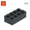 Нетоксичный 40 шт./лот 3001 2x4 Высокий 8-отверстий Строительный блок Moc Цветные детали Совместимые с Кирпичом DIY Детская игрушка Сборка Подарочная коробка