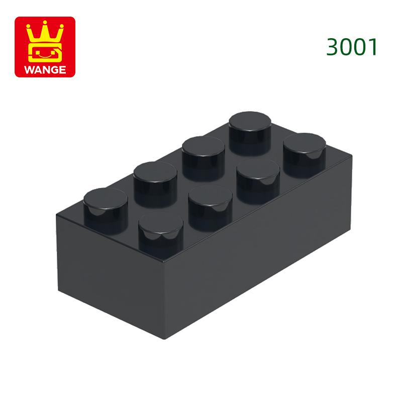 Нетоксичный 40 шт./лот 3001 2x4 Высокий 8-отверстий Строительный блок Moc Цветные детали Совместимые с Кирпичом DIY Детская игрушка Сборка Подарочная коробка