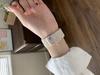Ремешок для Apple Watch 11/10/987E: Дизайн с маленьким мишкой, плетеная магнитная застежка
