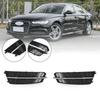 Front Bumper Lower Grille Grill 4G0807681AN 4G0807682AN Fit for A6 C7 S-Line 2016-2018 Black Chrome