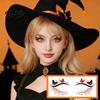 Spider Web Face Art Halloween Temporary Tattoos for Women, Waterproof Pumpkin Spiderweb Music Festival Decals Eye Stickers Masquerade Carnival Cosplay