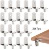 Bracket Studs Pegs Shelf Support Peg Cabinet Furniture Home Silver Stronge Support 16.5x16x12.8cm 20Pcs 6mm Hard
