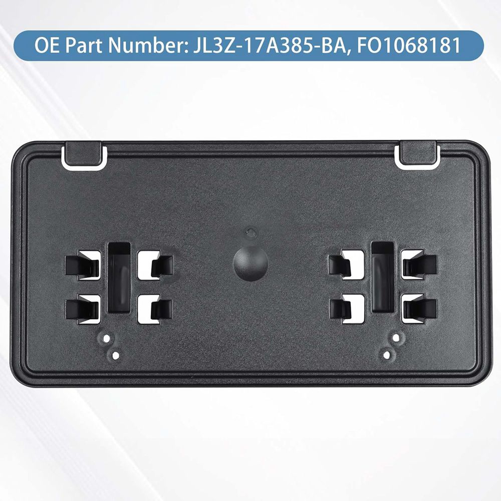 Front License Plate Bracket & Front Bumper Guard Cover Pads For Ford F150 2018 2019 2020 Bumper Traverse Accessories