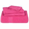 VidaXL Sauna Towels 2 Pcs Pink 80x200 Cm 360 G/m² 100% Cotton 137055