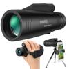 Водонепроницаемый монокулярный телескоп SENMONUS 12x50 с быстрым держателем для смартфона, штативом, монокуляр с большим увеличением и ремешком для руки, компактный монокуляр для