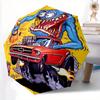 Тема Желтый Rat Fink Mighty Mustang Автоматический Открывающийся/Закрывающийся Зонт Милый Зонт с Милым Дизайном, Портативный 3-Складной Компактный Зонт для Мужчин и Женщин
