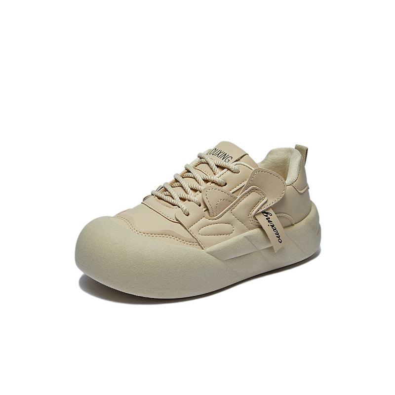 Women's Fashion Chunky Sneakers Platform Lace Up PU Leather Casual Slip On Sport Running Shoes Comfortable Walking Sneakers Tennis Shoes for Women