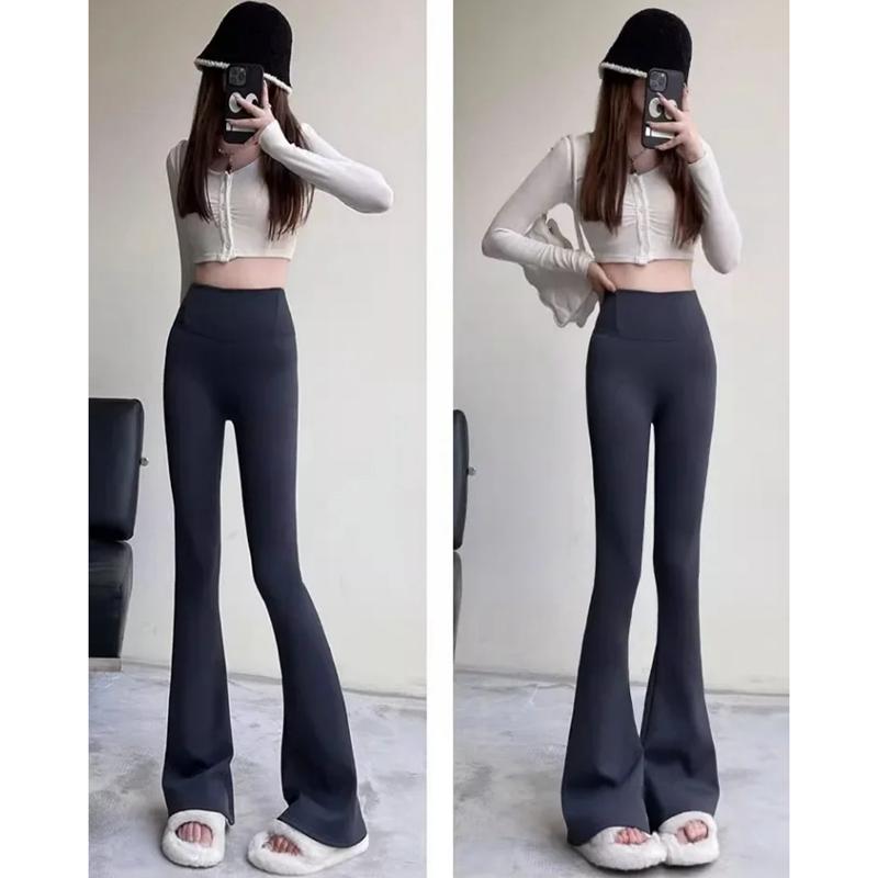 Леггинсы, женская одежда, готические брюки Traf Leginsy Wysoki Stan, женские брюки-акула, осень/зима, утолщенные брюки для йоги с высокой талией, Барби