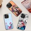 Чехол для телефона Yaoi Anime для iPhone 17 16 15 14 13 12 11 Pro Max Plus Цветной Ударопрочный Задняя крышка Серебристый