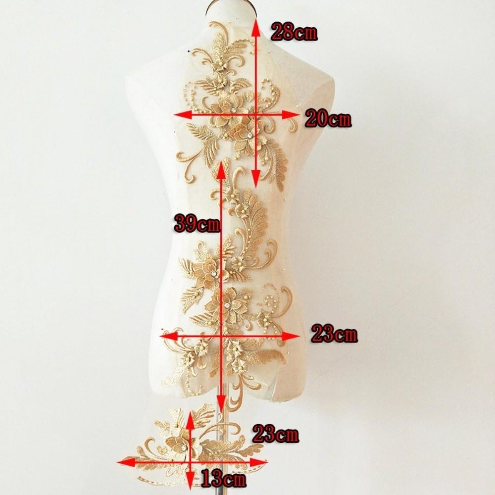 DIY Craft Flower Patch 3D Decoration Patch New Lace Applique Stage Dress