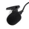 Laptop Collar Wired Clip-On Lapel Microphone 3.5mm Jack Recording Teaching Lavalier Condenser Mic