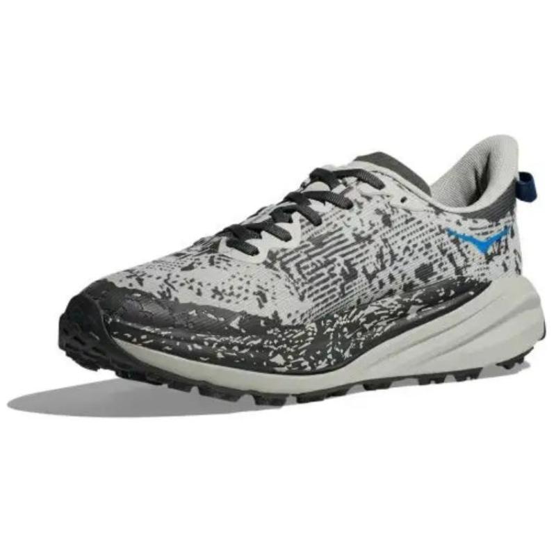 HOKA One One SPEEDGOAT 6 Амортизирующие Нескользящие Отскок Низкие Кроссовки для Бега Мужские Серые Кроссовки 1155150-sstt