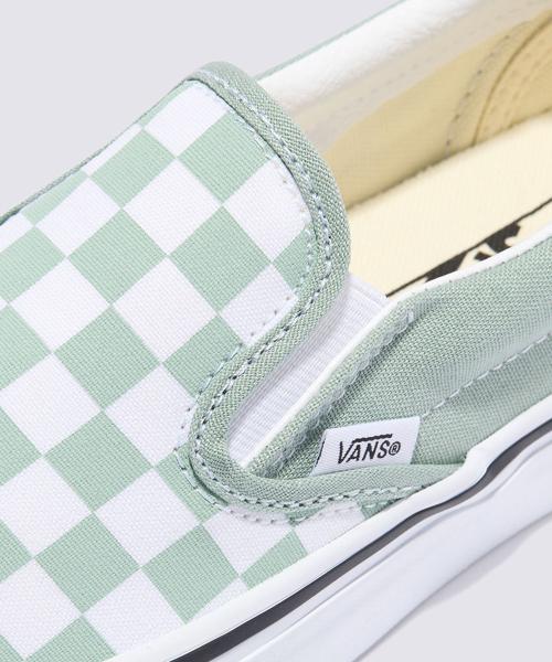 Vans Классические слипоны - (Теория цвета) Шахматный Серый Оливковый VN000D6YEMW1