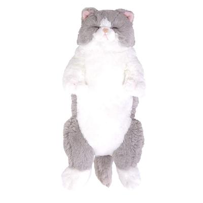 Подставка для серого кота Sun Lemon Knee 17,2 x 10,8 x 36,6 см, мягкая игрушка P-6462