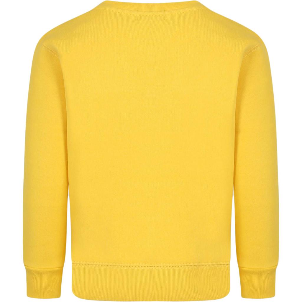 Polo Ralph Lauren Embroidered Pony Logo Fleece Crewneck Sweatshirt Men Sweatshirt Gold 710859145-008