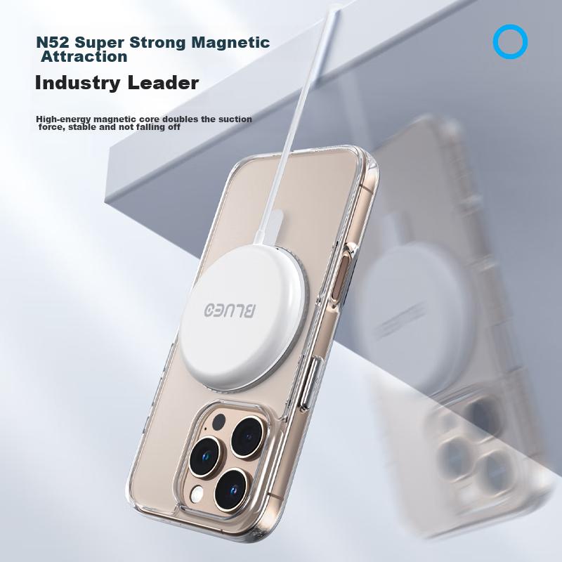360° Rotating Pivot Case], Apple IPhone 16 Pro Max Phone Case, IPhone 16 Pro Max Protective Cover, Transparent Magnetic Charging Anti-Drop Stand Case