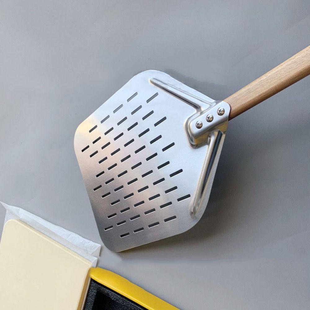 Professional Pizza Paddle Hollowing Out Pizza Peel Lightweight Pizza Shovel Baking Tools