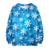 Women's Fashionable Casual Long-sleeved Checkered Printed Round-neck Sweater Knitted Top