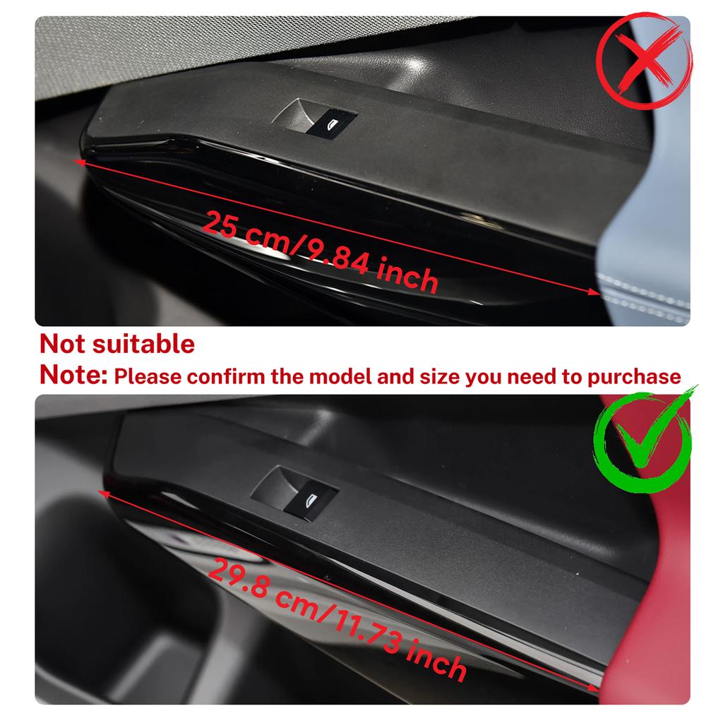 Carbon Fiber Style Window Switch Panel for BMW X3 G48 G45 2025-