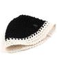 Юнибеосйолькемистеули Летняя двухцветная черная панама
