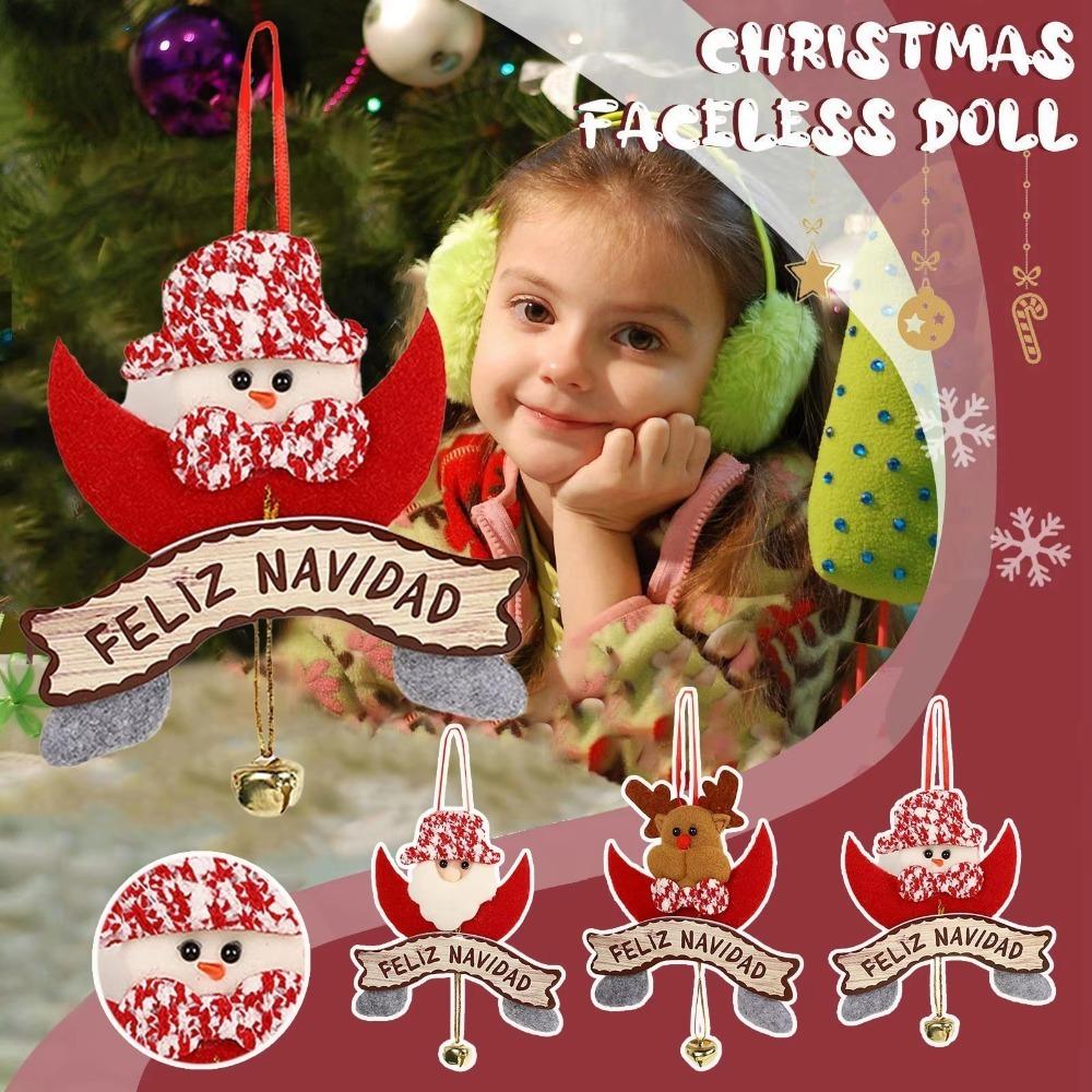 Мультяшный Санта-Клаус лось кулон рождественская елка подвесное украшение домашнее рождественское украшение