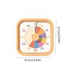 Square Visual Timer 60 Minutes Kitchen Cooking Timer Multifunctional Countdown Timer  Reading Room