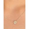Daisy Sapphire Necklace(S) Daisy Yellow Sapphire Necklace 40Cm~44Cm