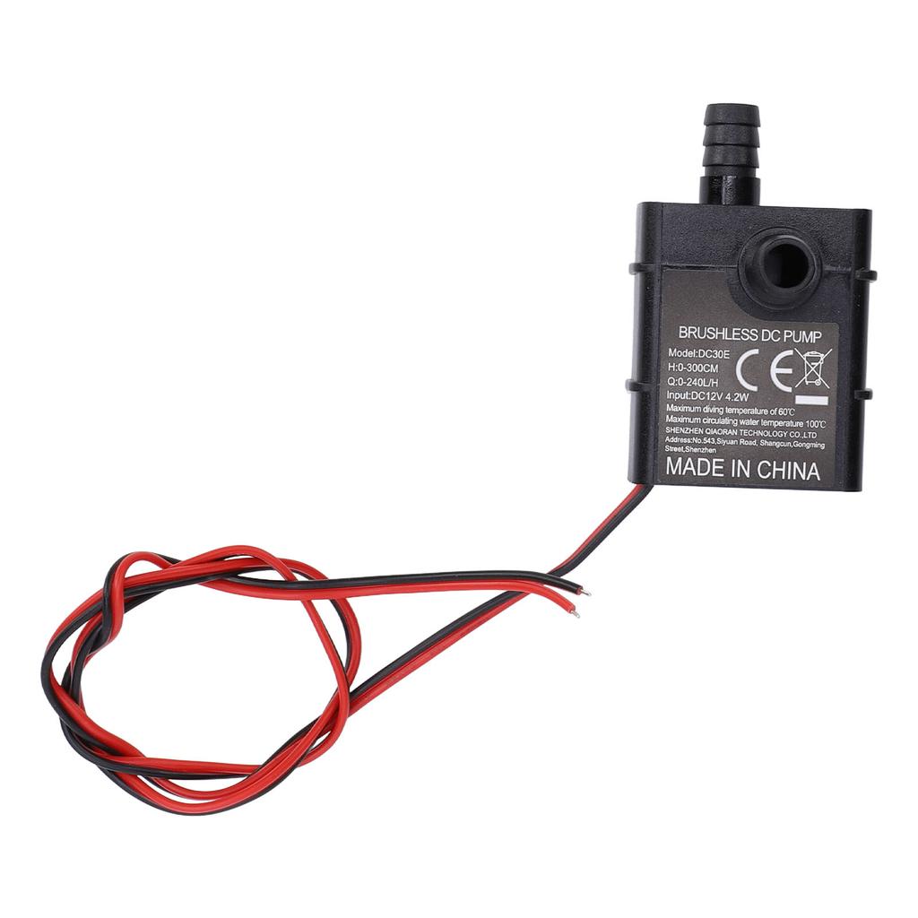 Погружной водяной насос 4,2 Вт 240 л/ч 300 см подъем IP68 водонепроницаемый микро DC12V бесщеточный водяной насос