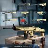 815pcs Military Series Weapons 8 In 1 Military SCAR Assault Rifle Children's Building Blocks