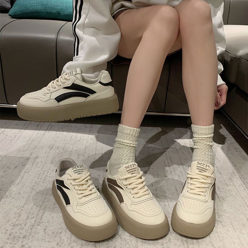 Платформа с цветовой блокировкой Немецкие тренировочные кроссовки женские весенние новые универсальные повседневные спортивные кеды ins