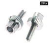 2Pcs Pack Of 2 30*M6 Clutch Brake Cable Adjuster Regulating Screw For Motorcycle Bicycle Clutch Brake Adjustment Screw