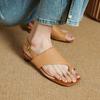 Fashion 2025 New Woman Genuine Leather Summer Sandals Kitten High Heels Party Prom Shoes Sandals Fashion Pumps Heels Shoes for Women
