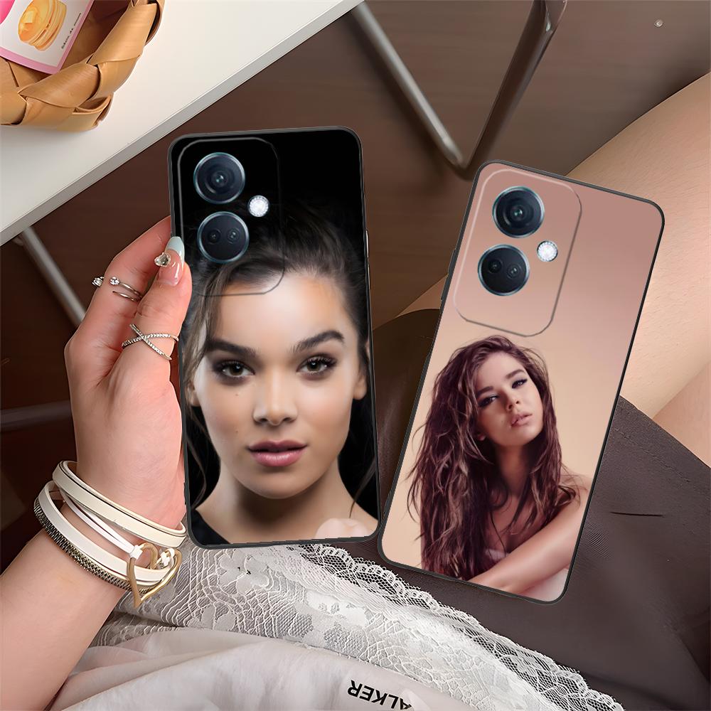 Матовый ТПУ чехол для мобильного телефона Hailee Steinfeld для OPPO Reno 14 13 12 11 10 9 8 7 6 5 F T Pro 5G Цветная печать