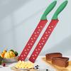 Watermelon Knife with Sleeve ,Stainless Steel Serrated Cutter for Cutting Watermelon Bread Cake Cheese, Multipurpose Kitchen Baking Tool