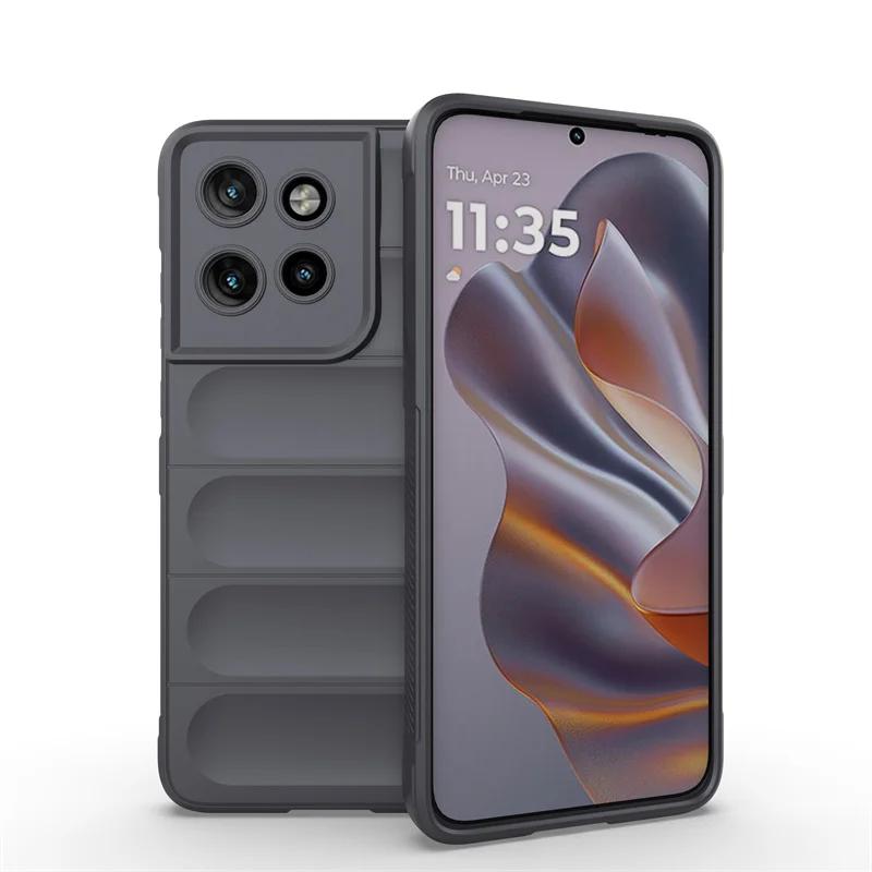 Силиконовый чехол с ощущением мягкой кожи для Motorola Edge 50 Neo Защитная накладка для Moto Edge 50 Pro Fusion Edge 40 Fundas Coque