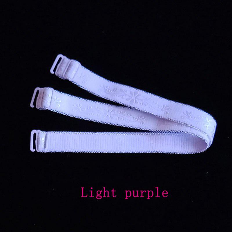 Adjustable Floral Lace Buckle Bra Straps For Women's Elastic Bra Extension Strap Clip Expander Adjust