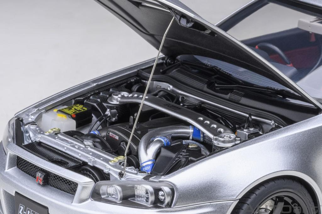 AUTOart Nismo R34 Silver Finished Product 1/18 GT-R Z-tune Z-tune