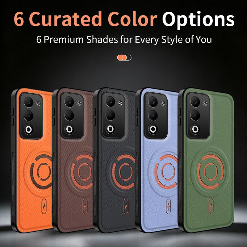 For Oppo A5 Case Oppo K13x Cover Oppo A6i Phone Case Luxury Magnetic Silicone ShockProof Protective Back Cover Coque