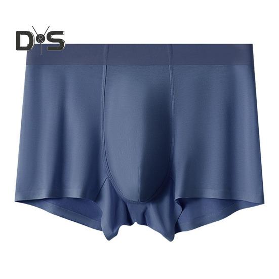 Мужские трусы-боксеры облегающего кроя, цветные шорты-трусы с эластичной резинкой на средней талии, плавные линии, U-образные трусики