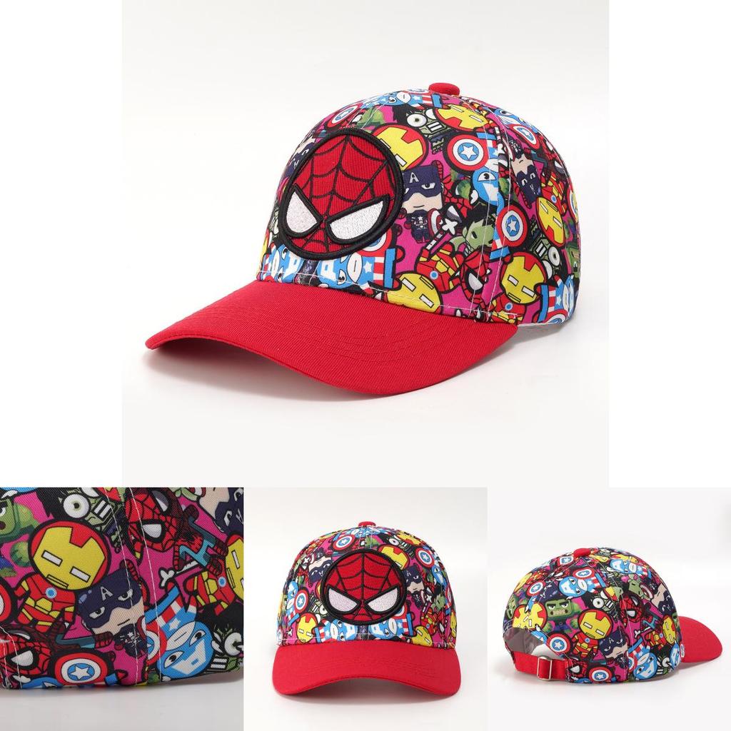 Spider Man Childrens Embroidered Baseball Cap With Sun Protection And Breathable Cotton For Spring Autumn Seasons